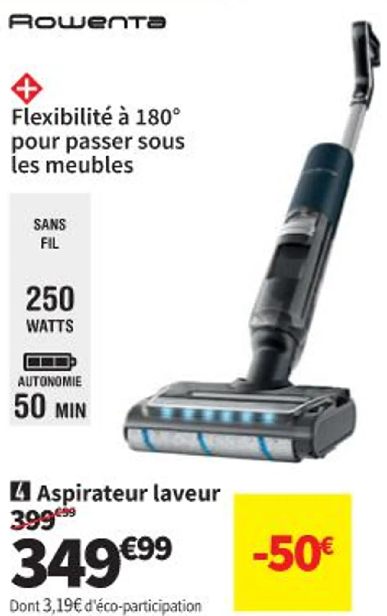 Rowenta X-Clean 7 Aspirateur laveur