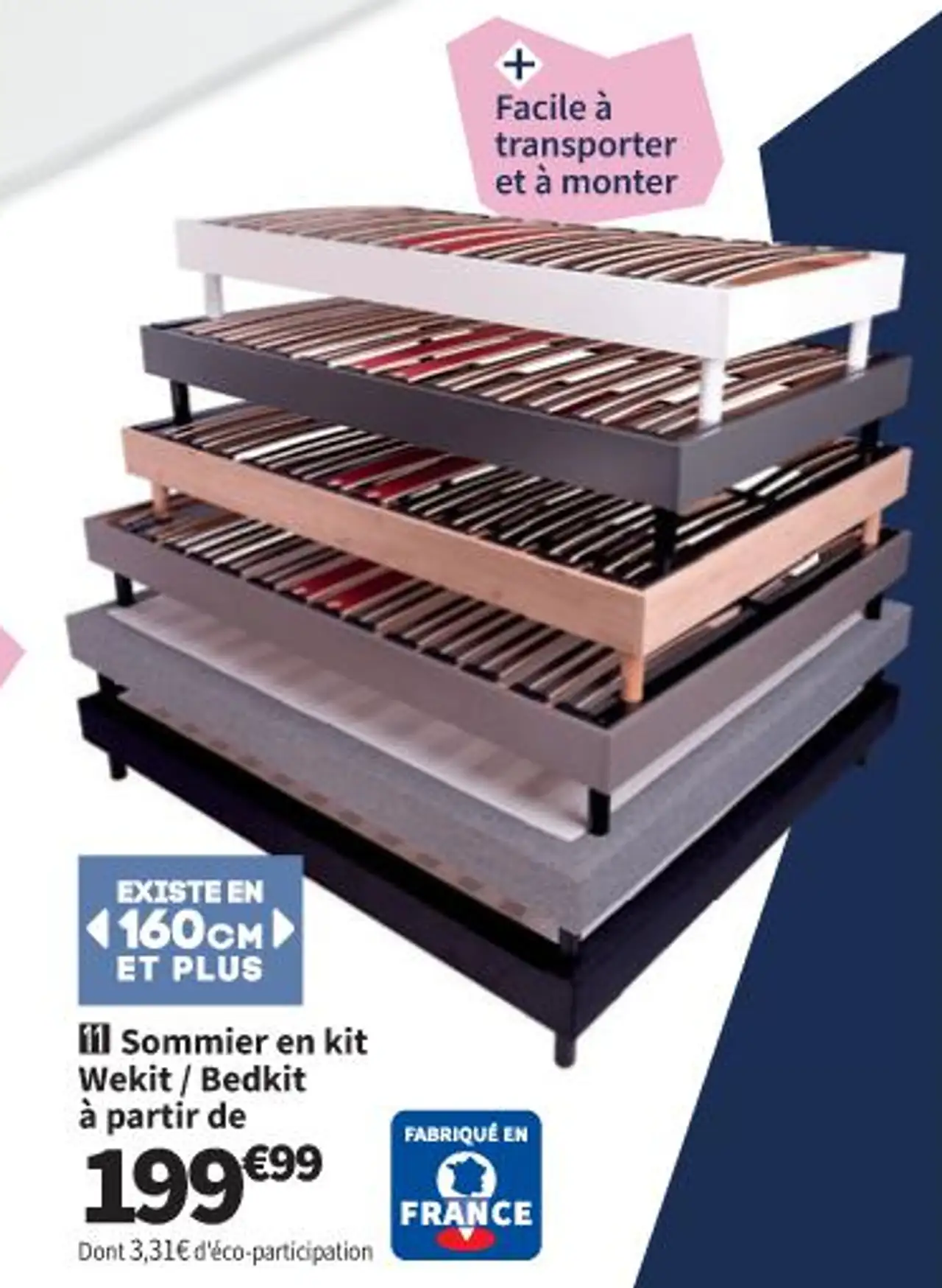 11 Sommier en kit Wekit / Bedkit
