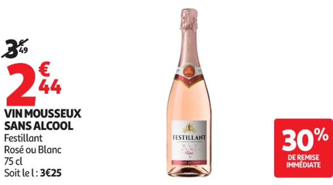 Vin Mousseux Sans Alcool Festillant