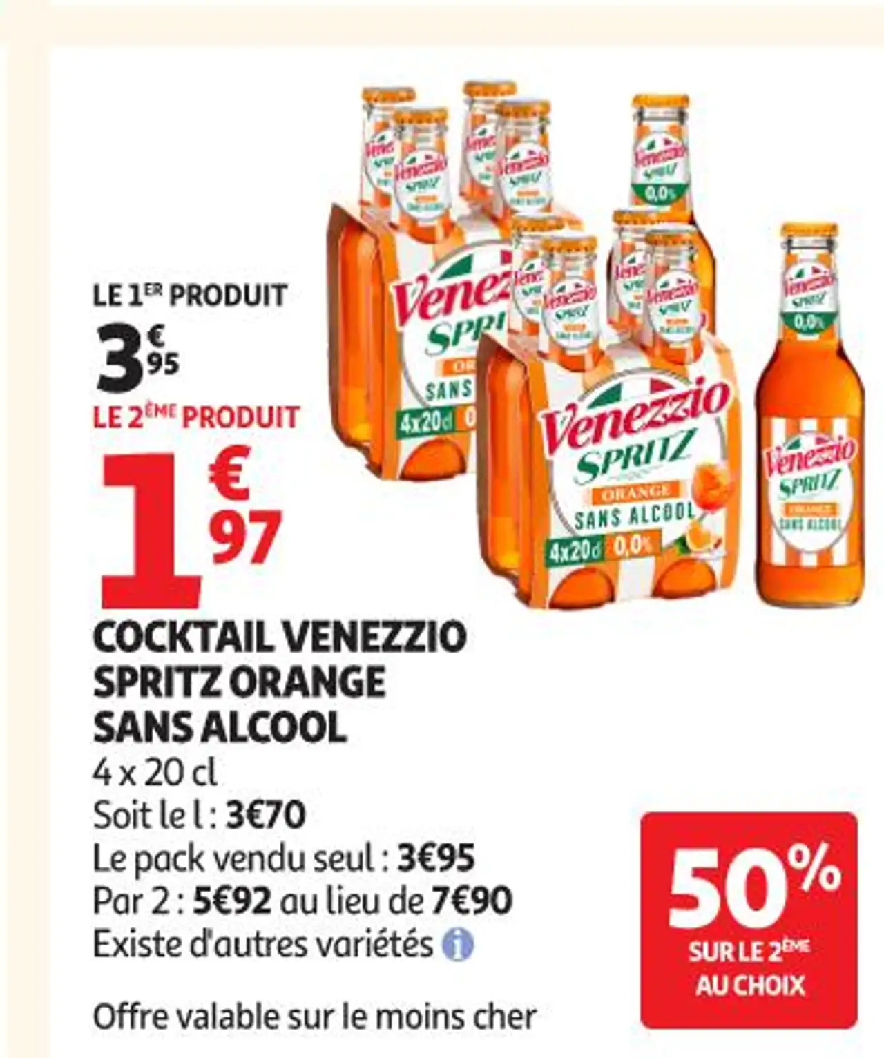 COCKTAIL VENEZZIO SPRITZ ORANGE SANS ALCOOL