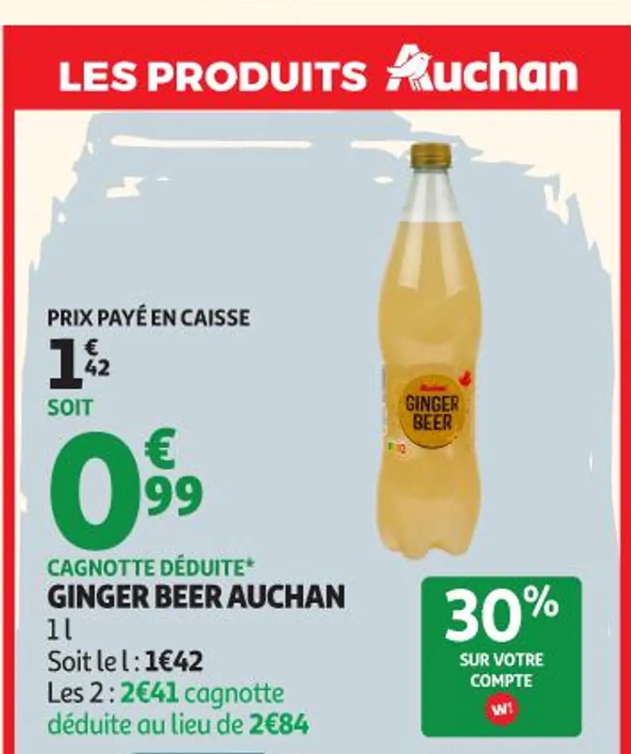 GINGER BEER AUCHAN