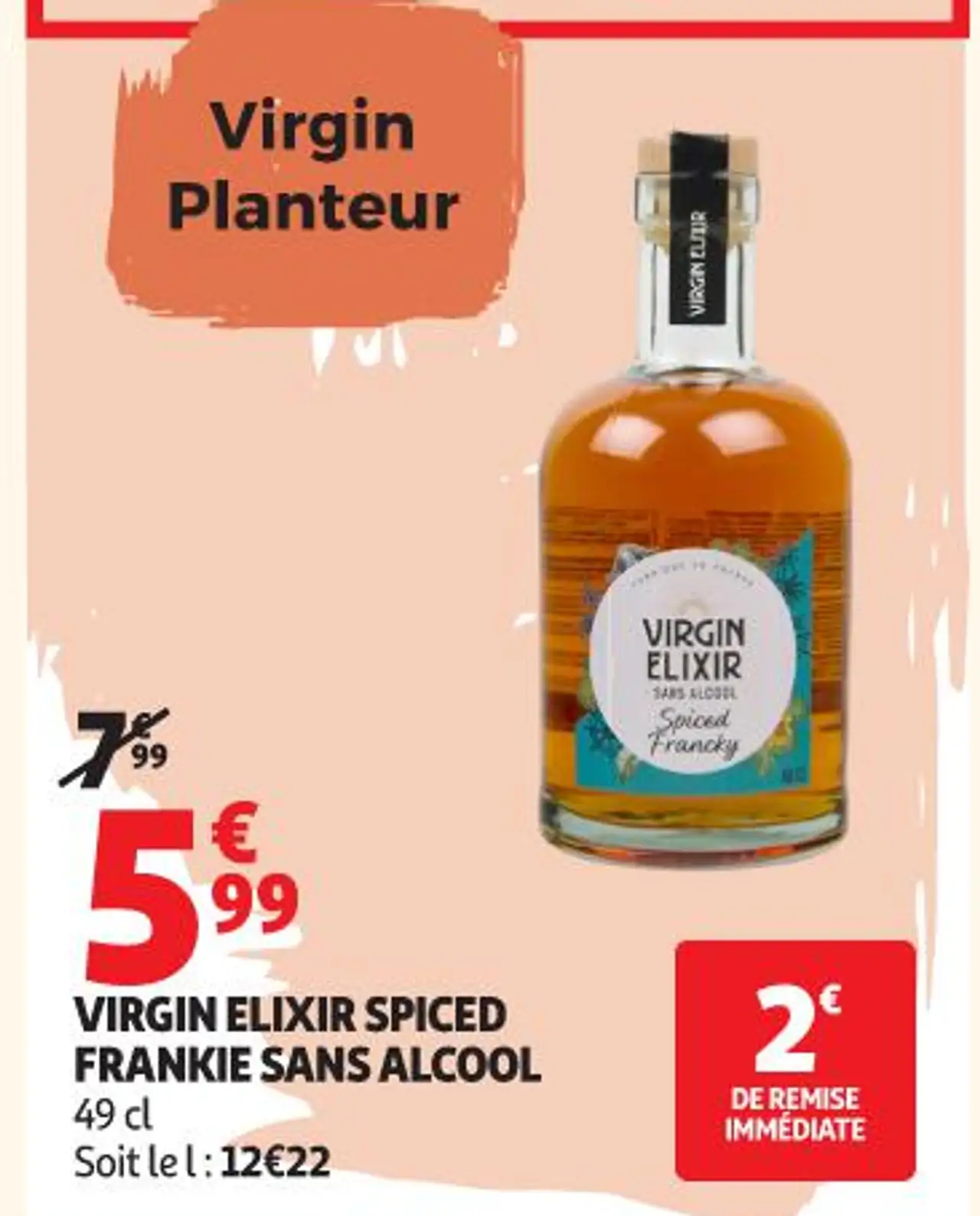 VIRGIN ELIXIR SPICED FRANKIE SANS ALCOOL