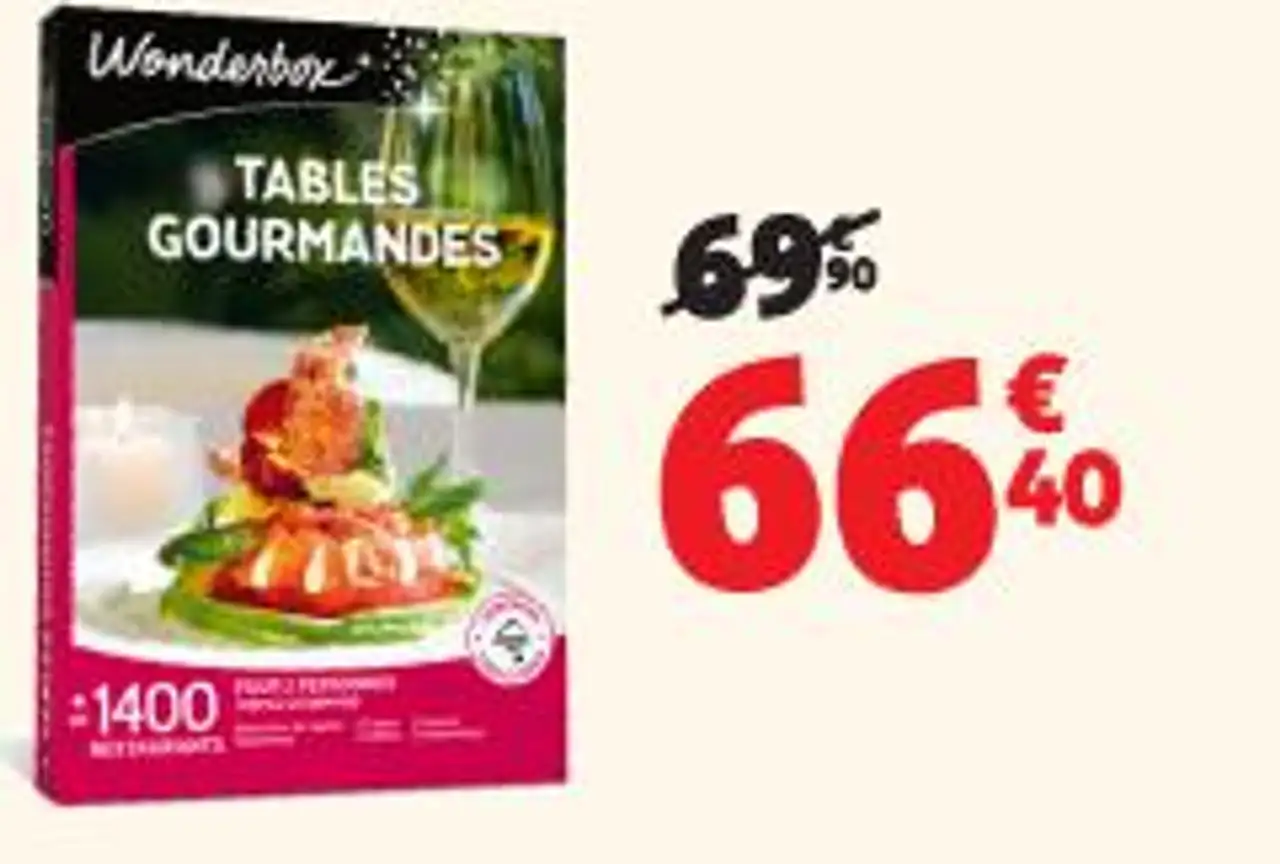 Wonderbox Tables Gourmandes