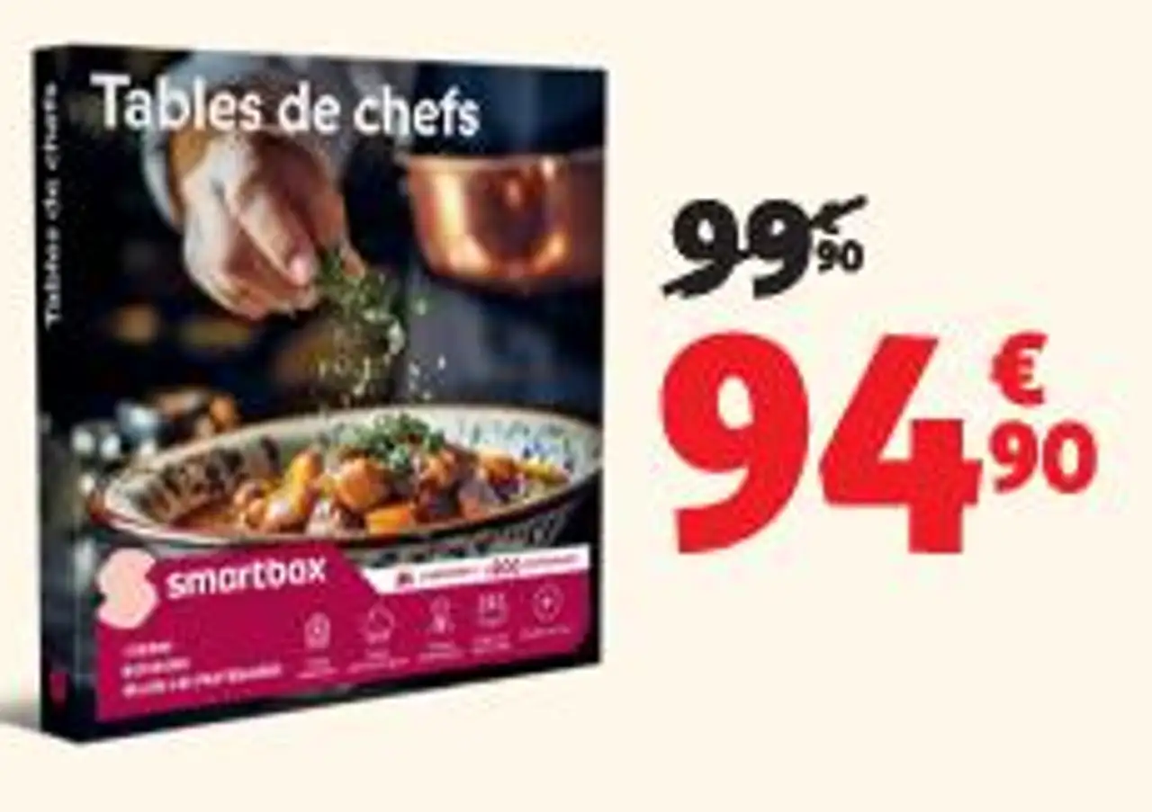 Smartbox Tables de chefs