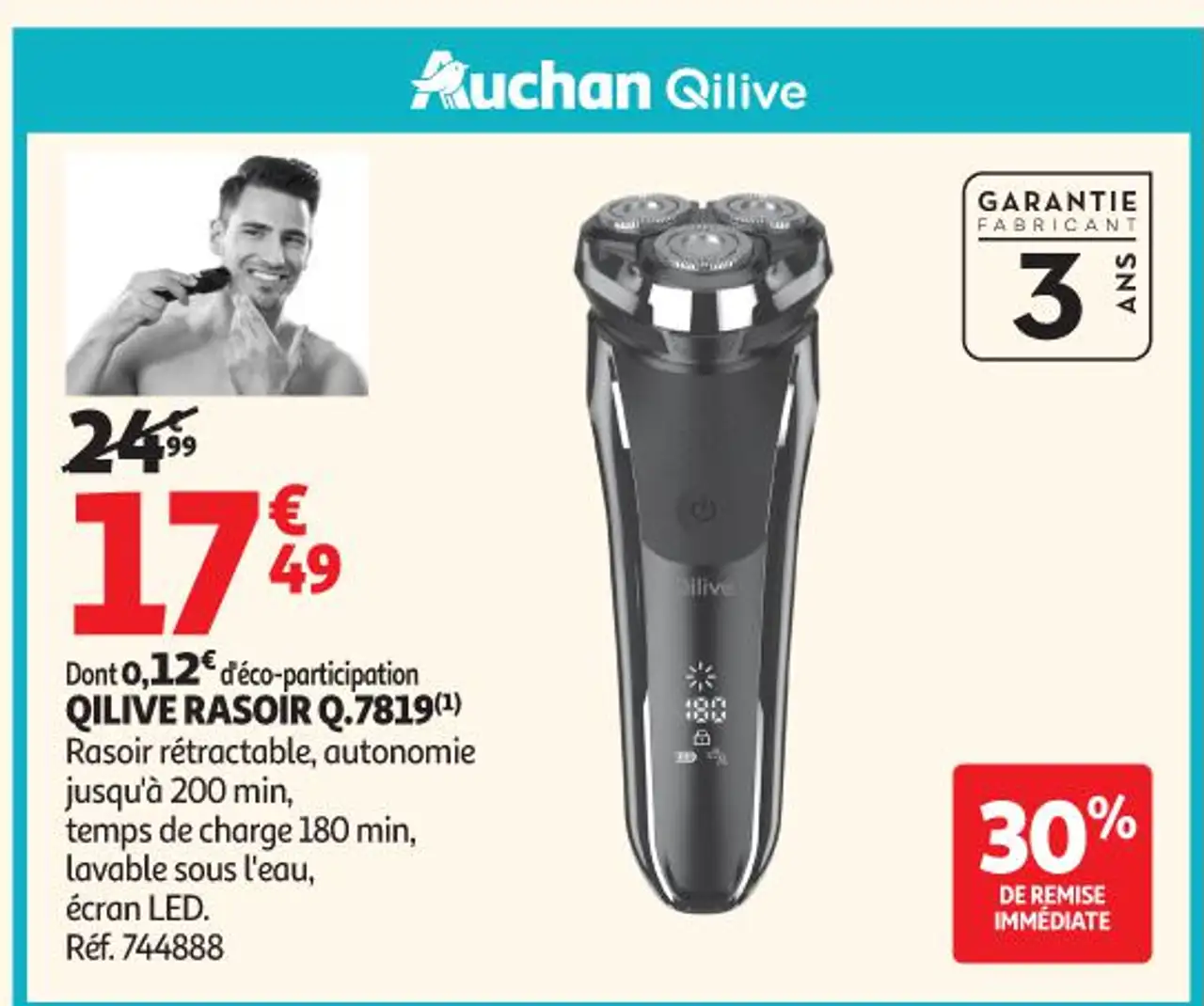 QILIVE RASOIR Q.7819