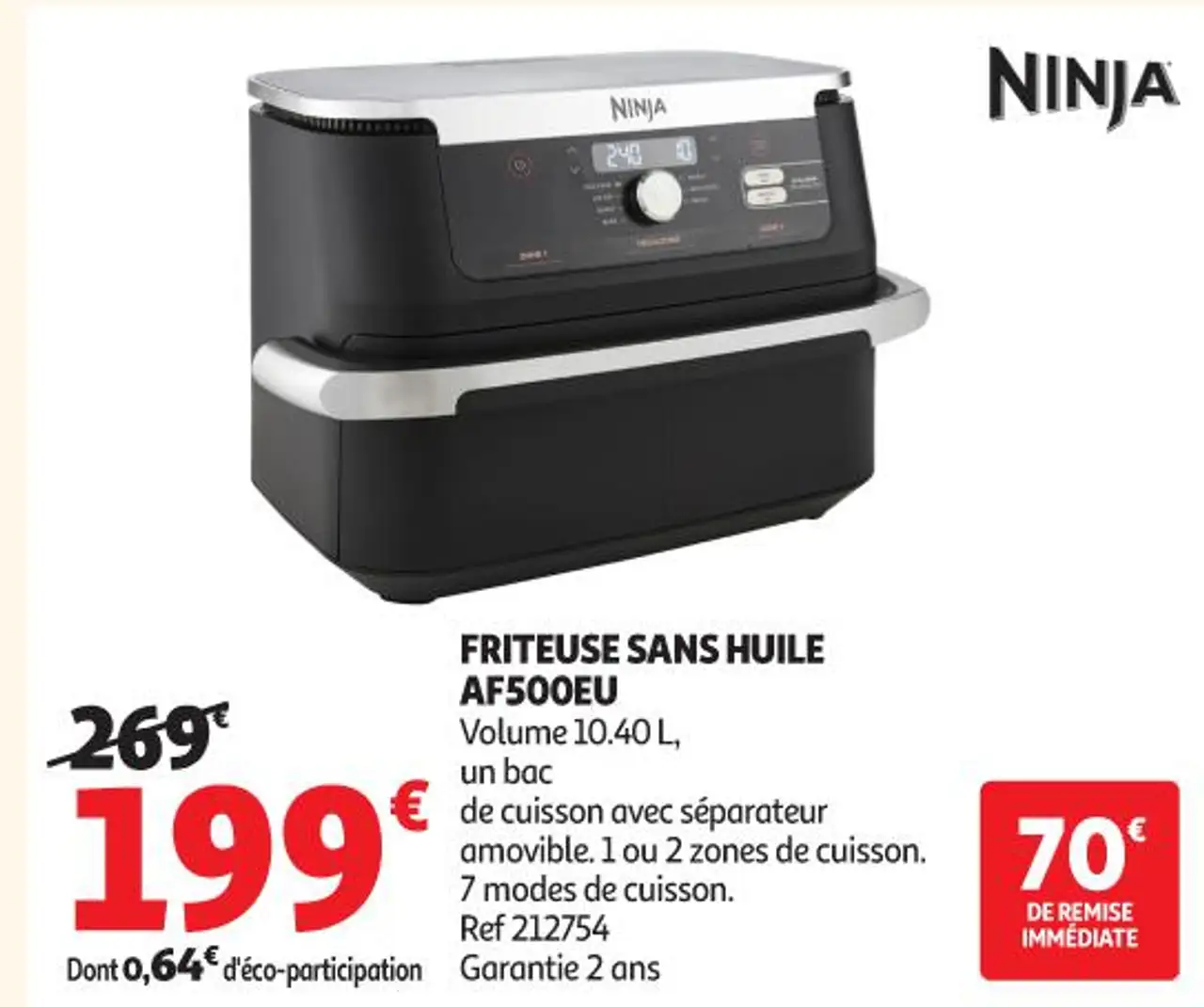 NINJA FRITEUSE SANS HUILE AF500EU