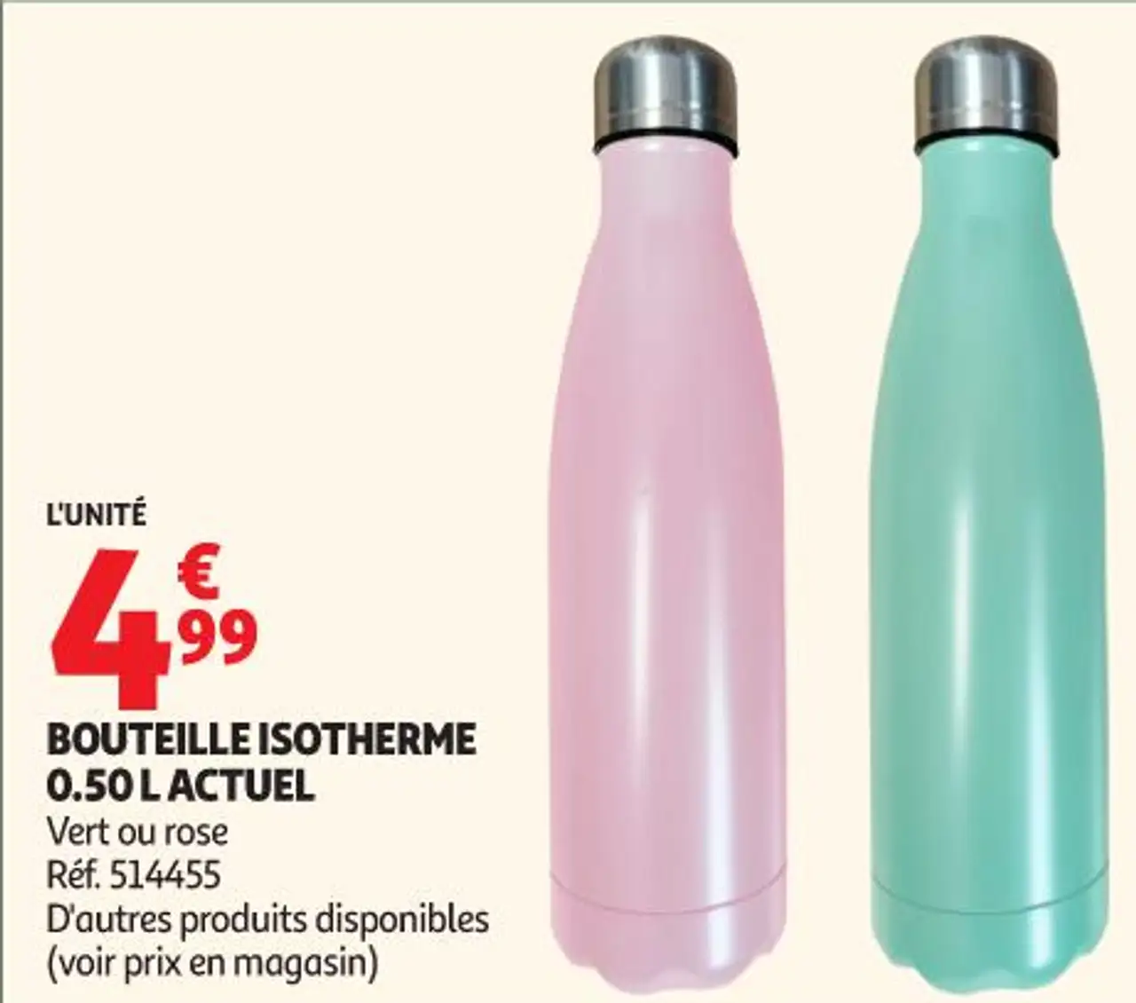 BOUTEILLE ISOTHERME 0.50 L ACTUEL