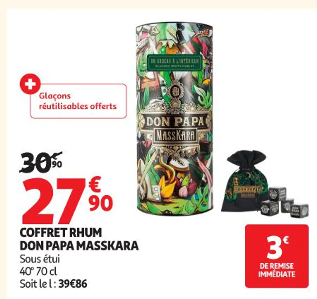 COFFRET RHUM DON PAPA MASSKARA