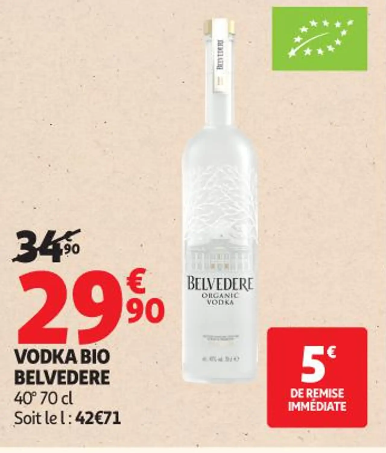 VODKA BIO BELVEDERE 40° 70 cl