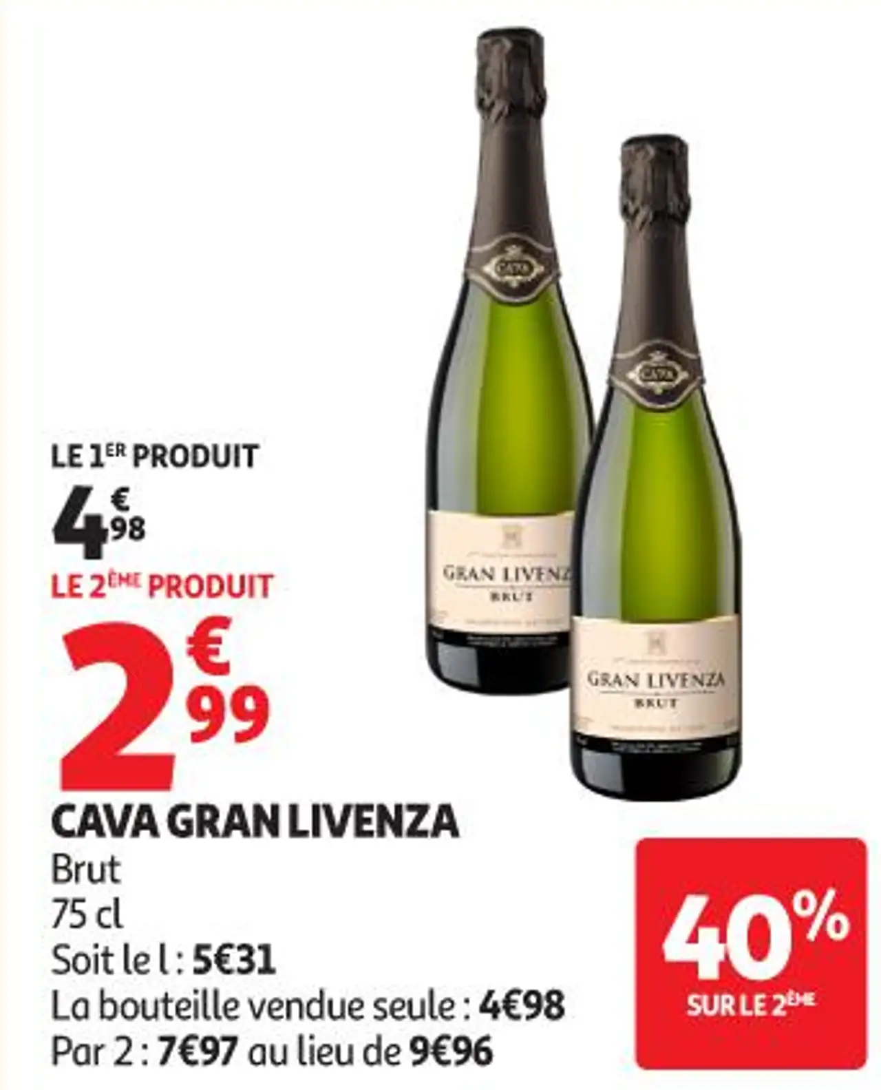 CAVA GRAN LIVENZA Brut 75 cl