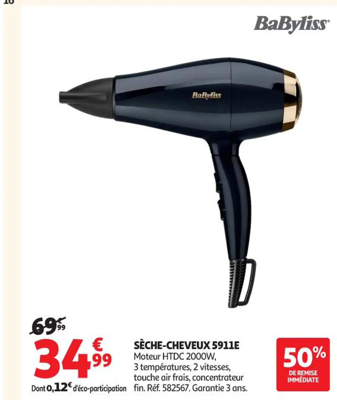 Sèche-Cheveux 5911E
