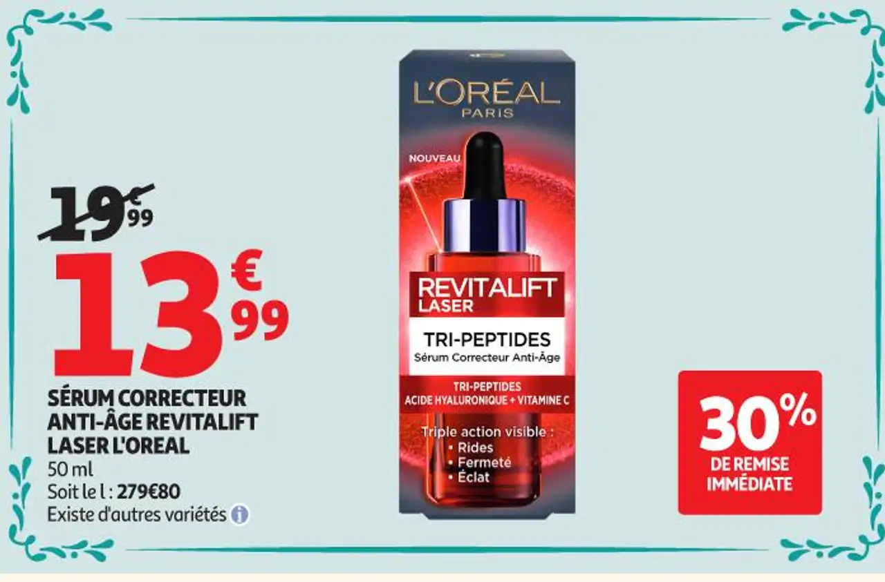 Sérum Correcteur Anti-Âge Revitalift Laser L'Oreal