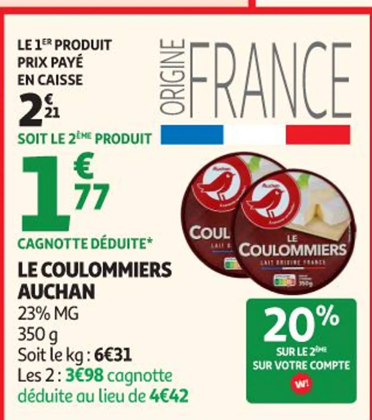 Le Coulommiers Auchan