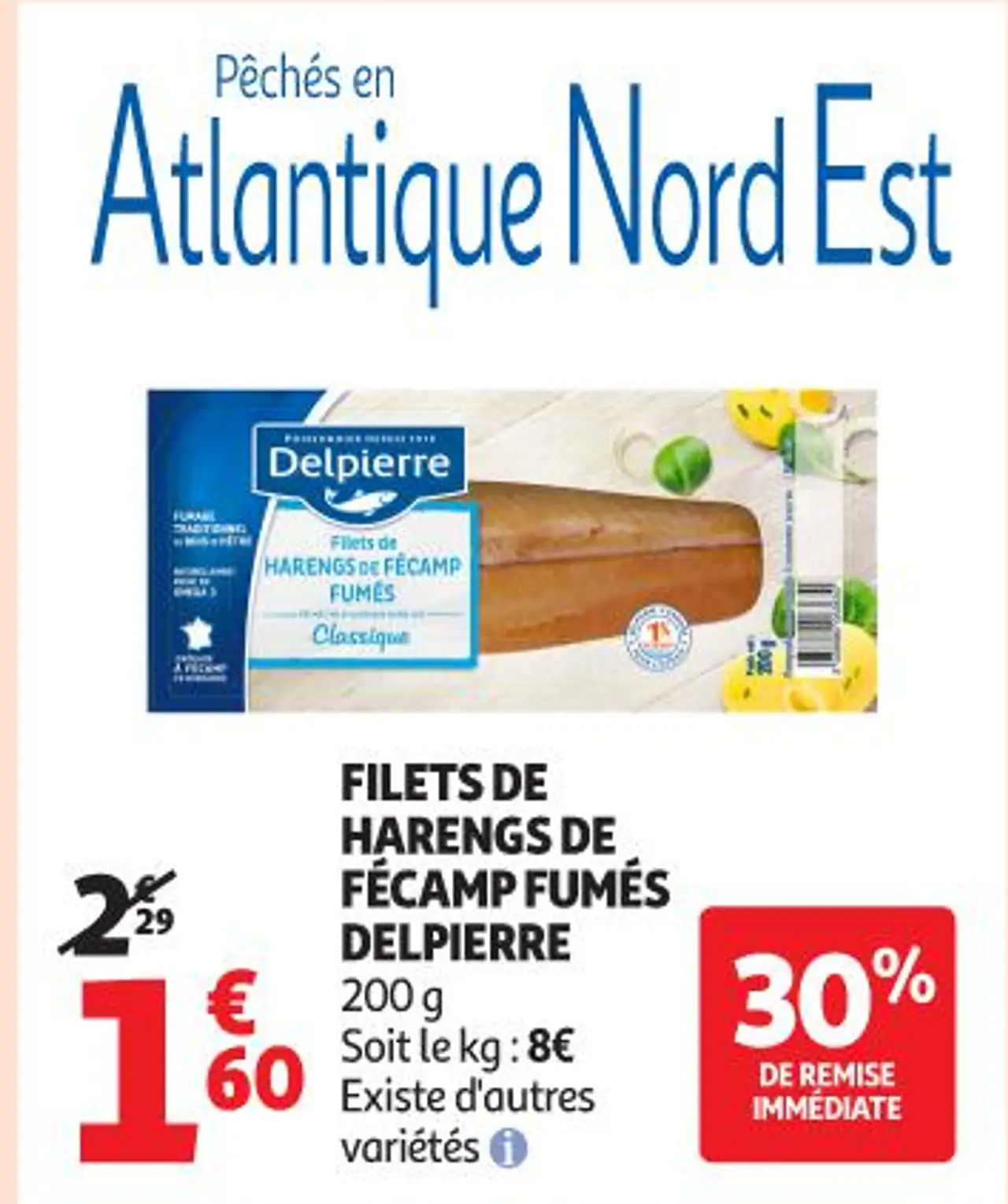 Filets de Harengs de Fécamp Fumés Delpierre