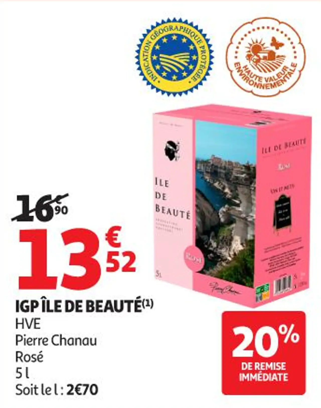 Pierre Chanau IGP Île de Beauté Rosé 5L