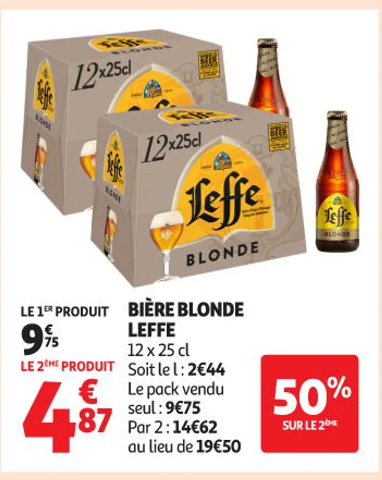 Bière blonde Leffe