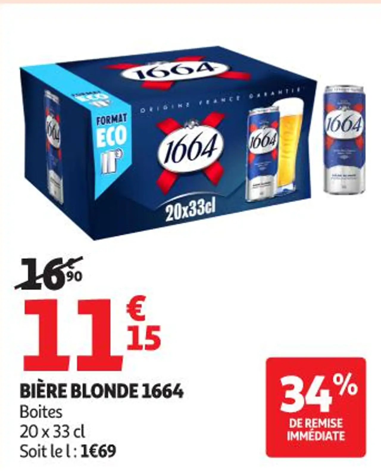 Bière blonde 1664
