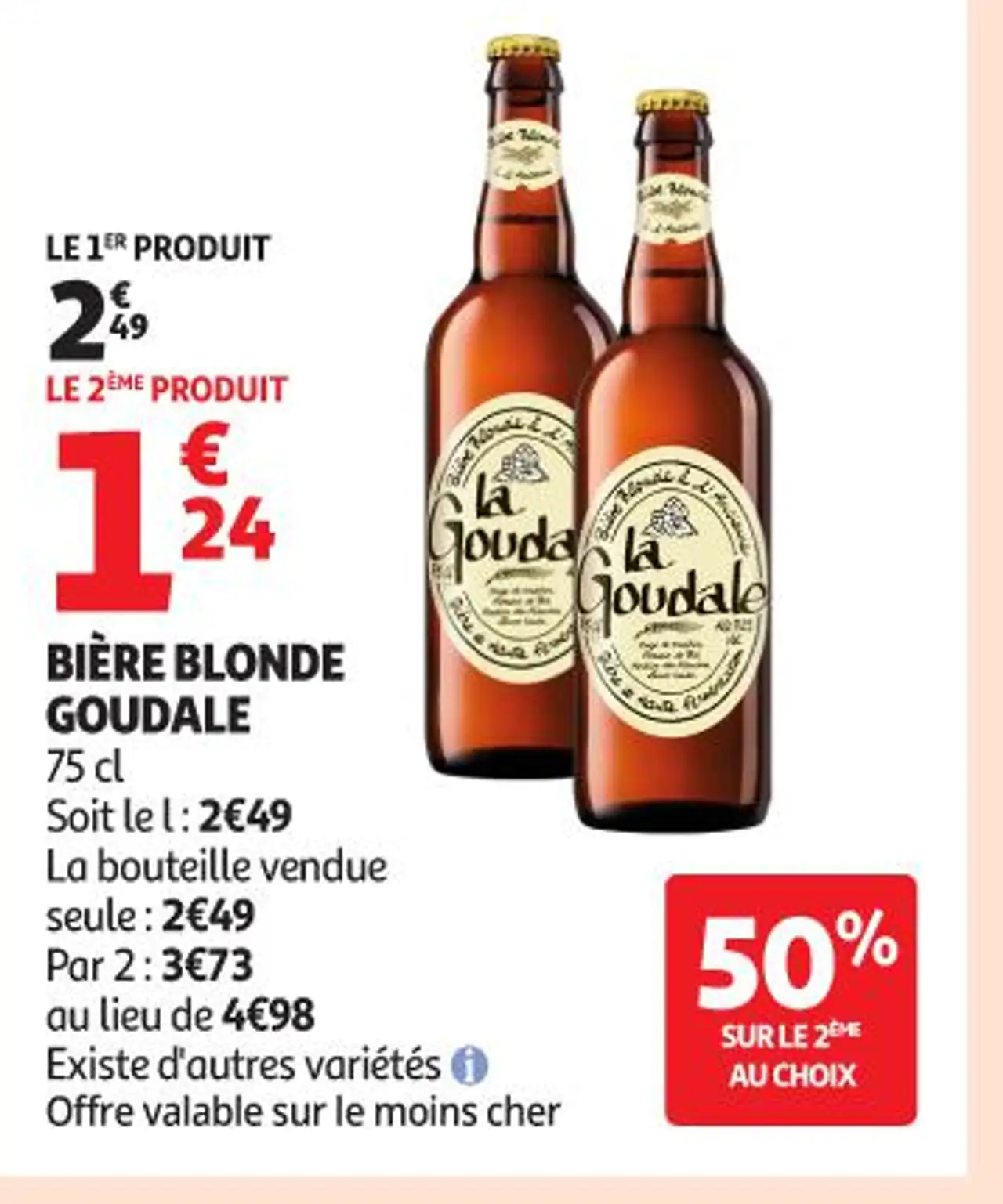 Bière blonde Goudale