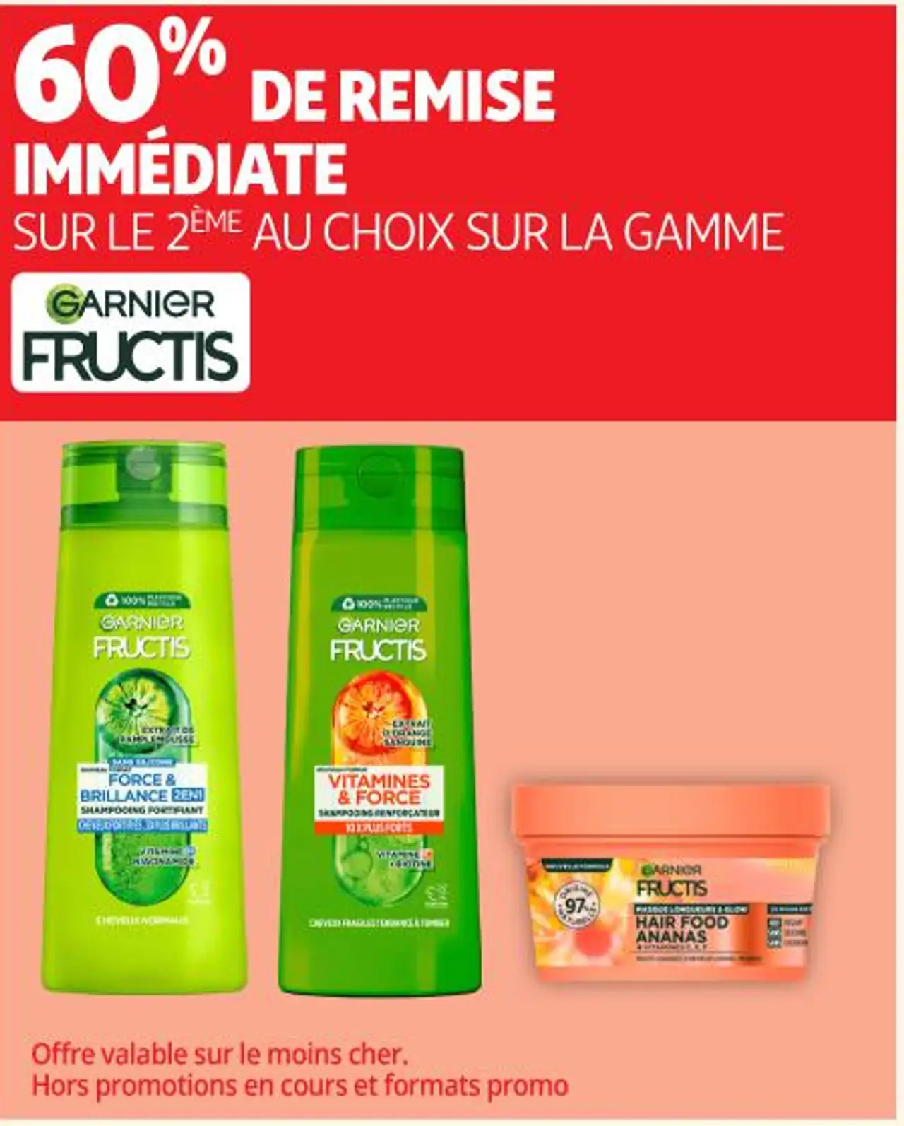 Shampoing et après-shampoing Garnier Fructis