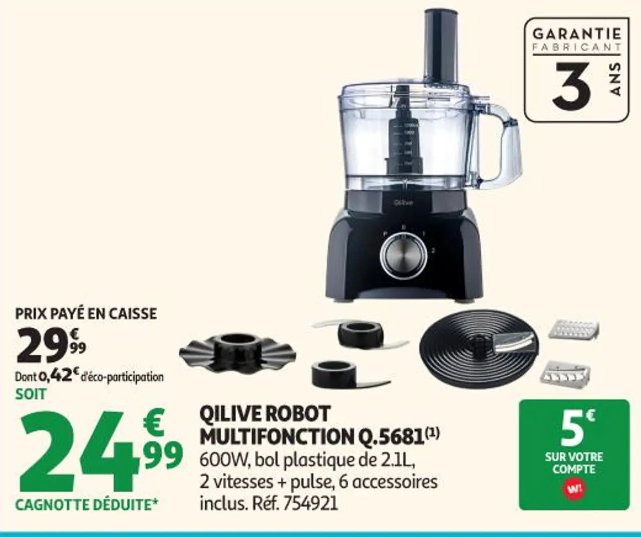 Qilive Robot Multifonction Q.5681