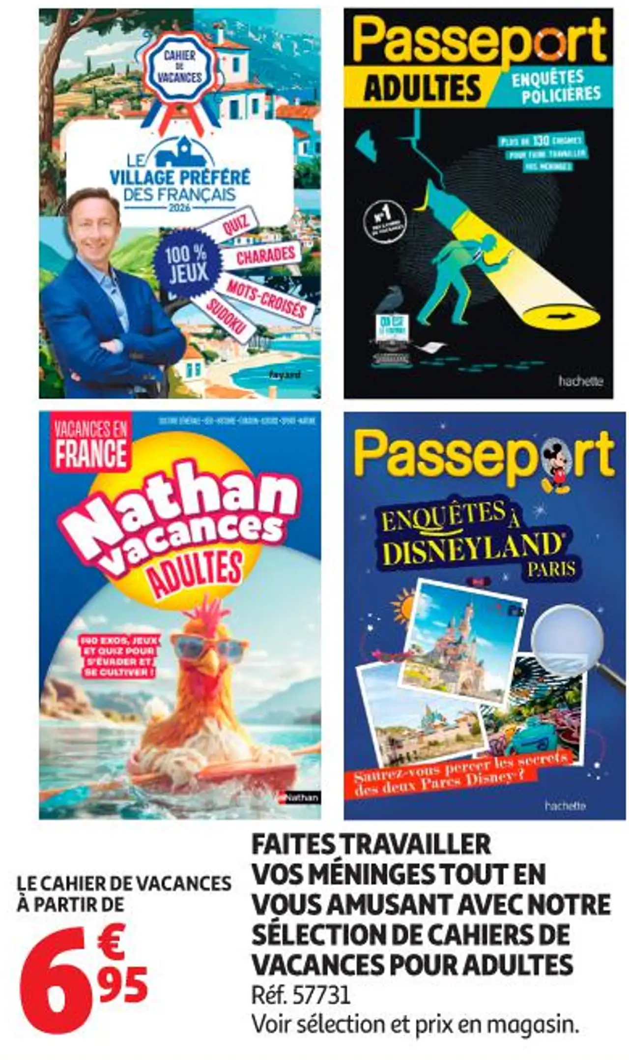 Cahier de vacances pour adultes