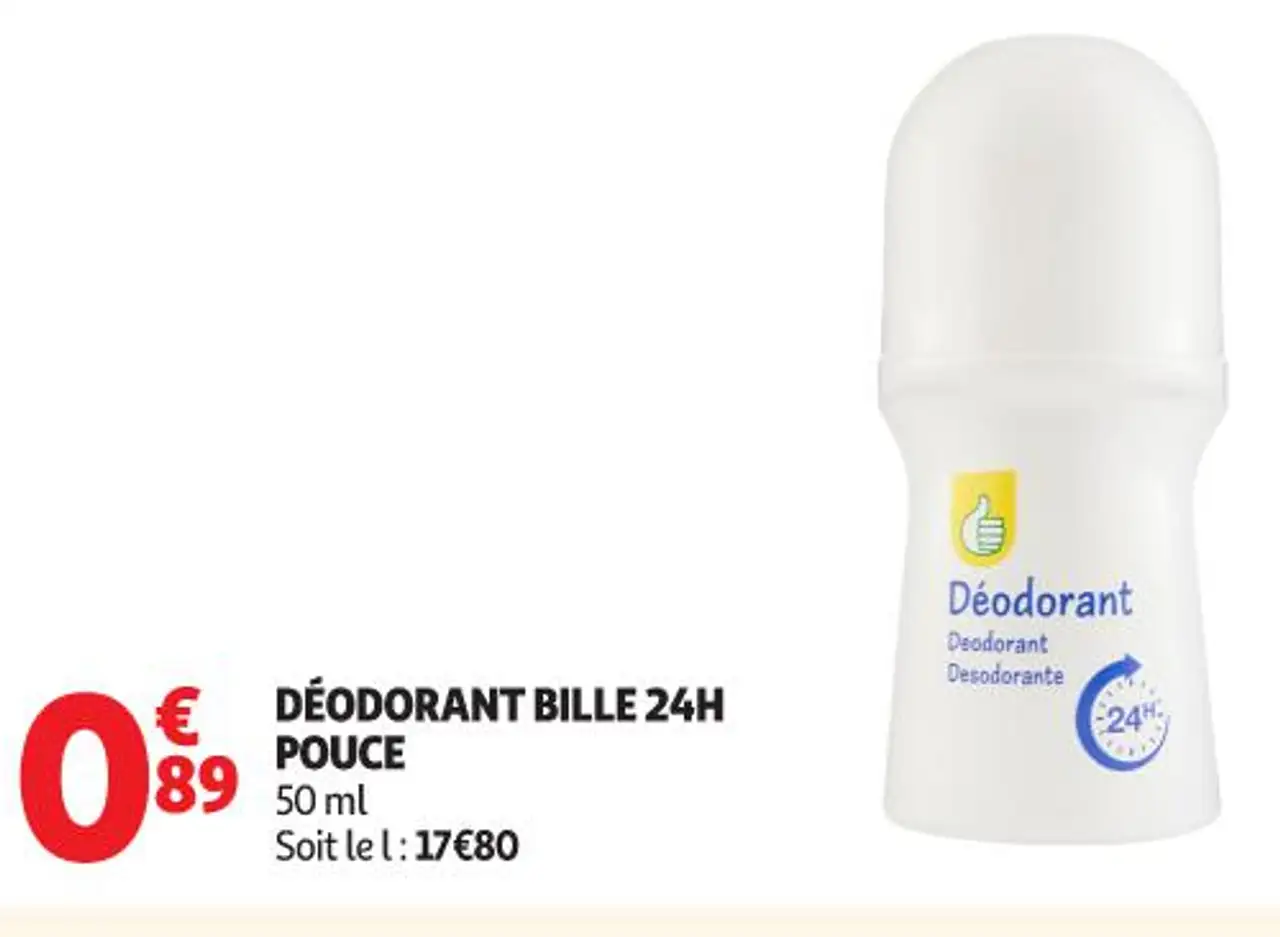 DÉODORANT BILLE 24H POUCE