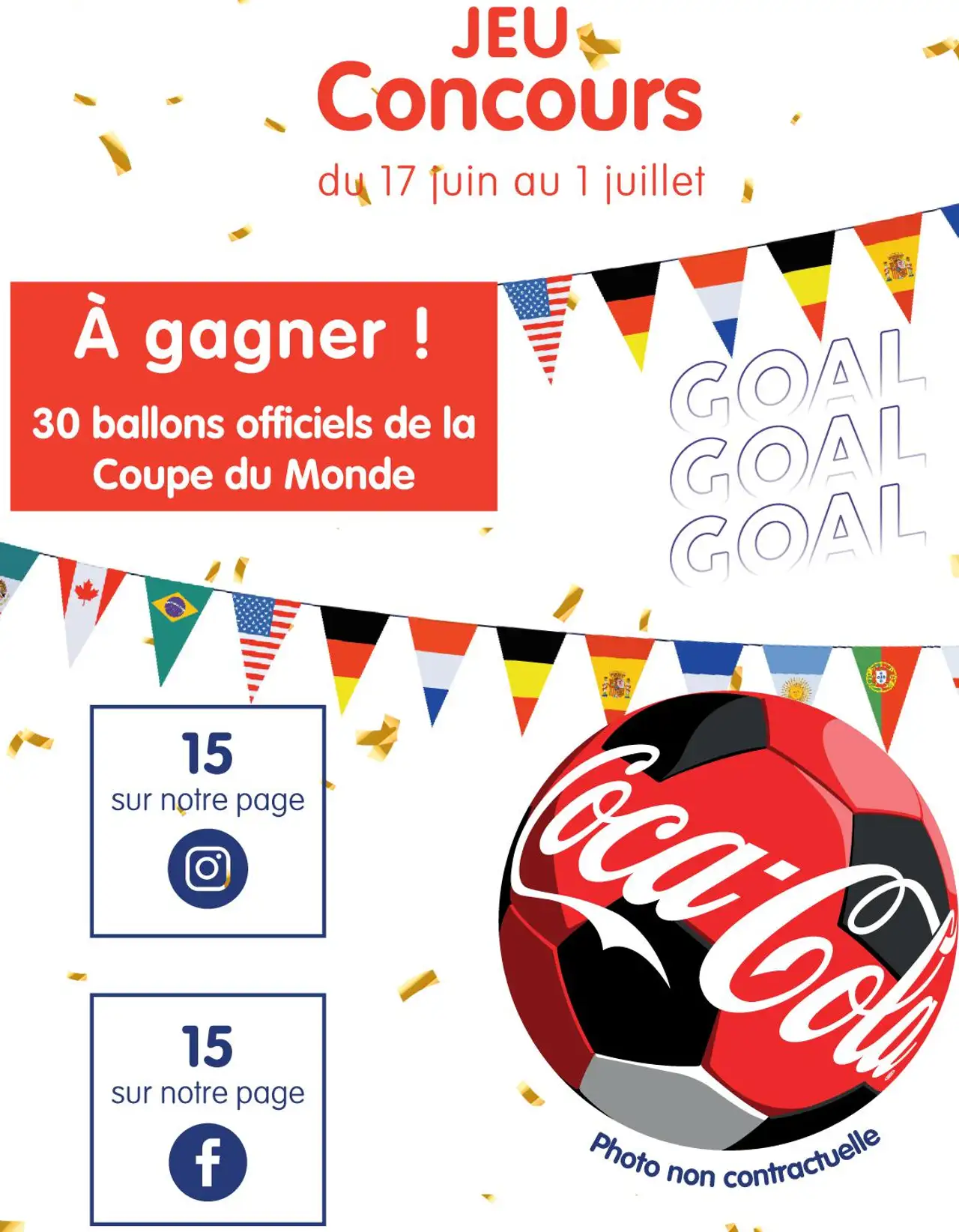 Jeu Concours - Ballon officiel de la Coupe du Monde Coca-Cola