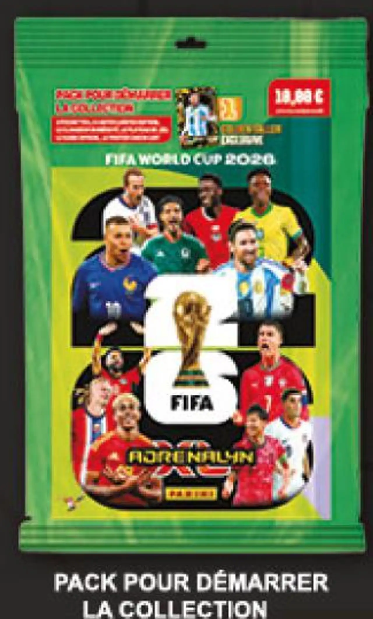 Panini Adrenalyn FIFA World Cup 2026 Pack pour Démarrer la Collection