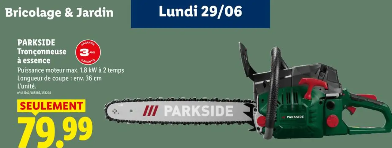 PARKSIDE Tronçonneuse à essence