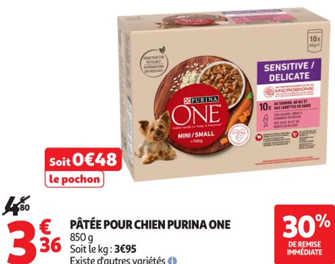 Pâté pour chien Purina One