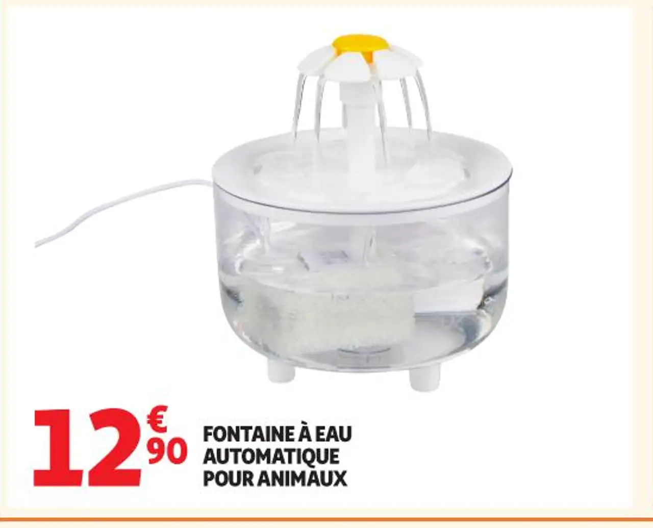 Fontaine à eau automatique pour animaux