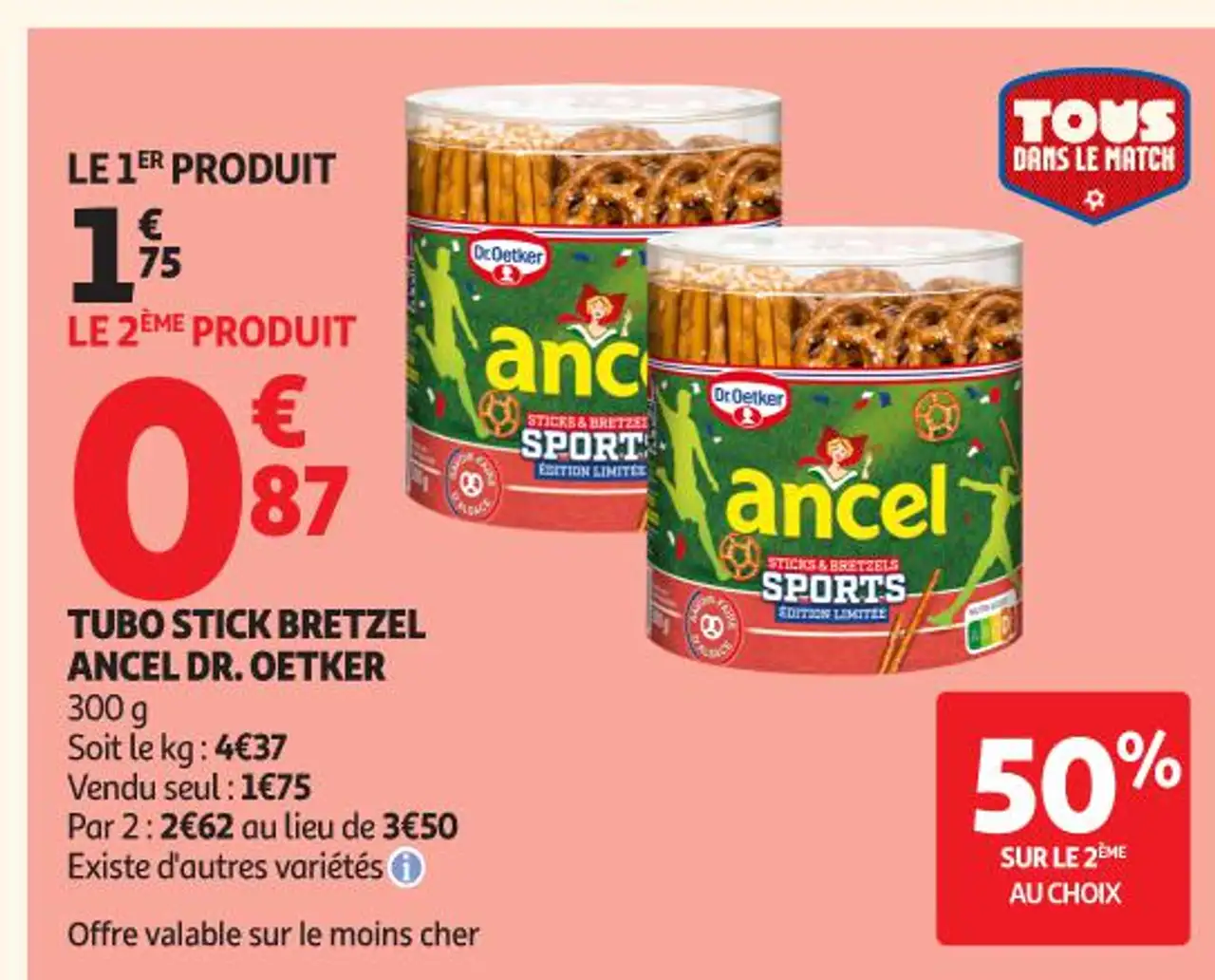 Tubo Stick Bretzel Ancel Dr. Oetker