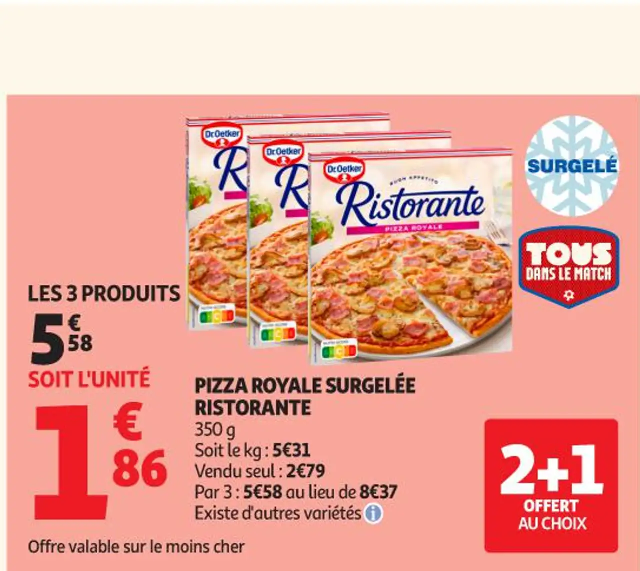 Pizza Royale Surgelée Ristorante Dr. Oetker