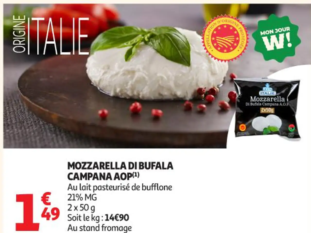 Mozzarella Di Bufala Campana AOP