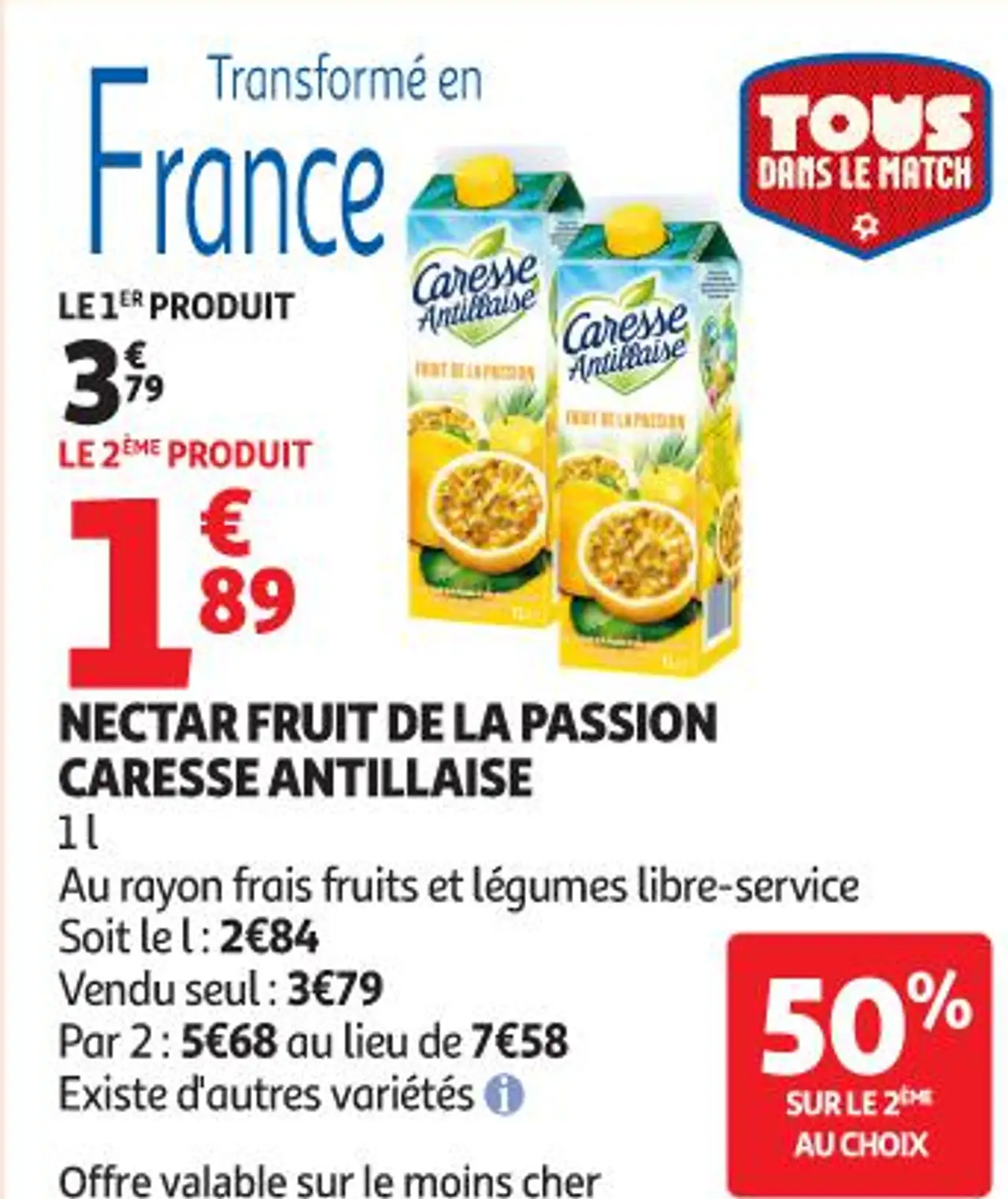 NECTAR FRUIT DE LA PASSION CARESSE ANTILLAISE