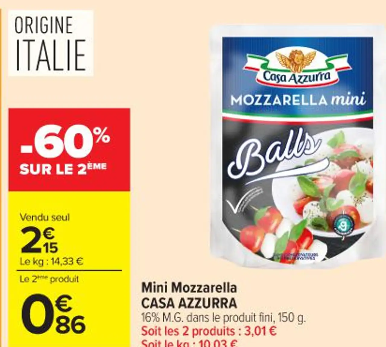 Mini Mozzarella CASA AZZURRA