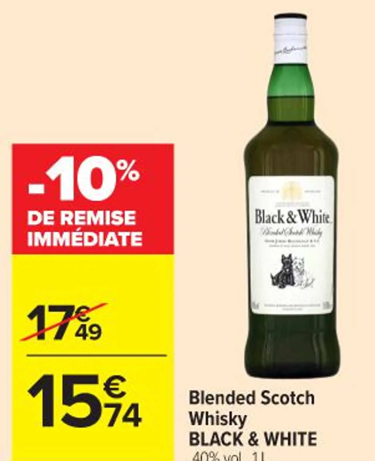 Blended Scotch Whisky BLACK & WHITE