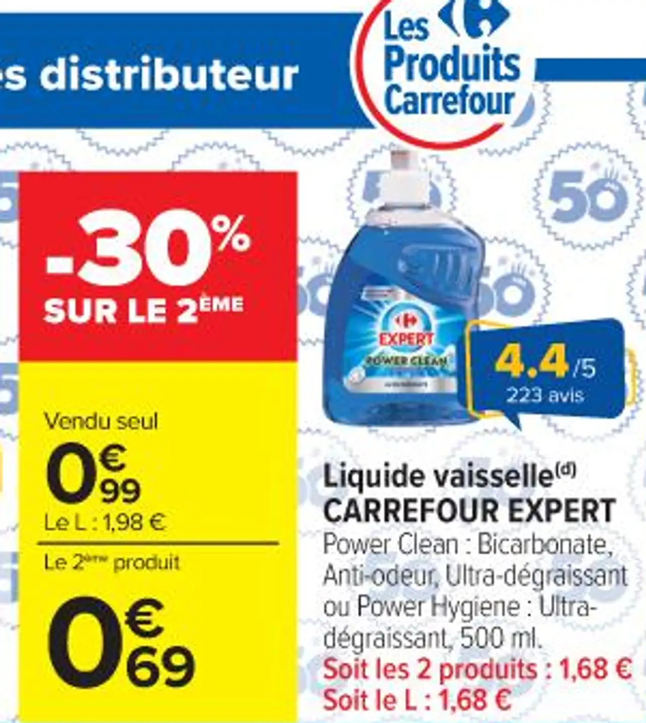 Liquide vaisselle CARREFOUR EXPERT
