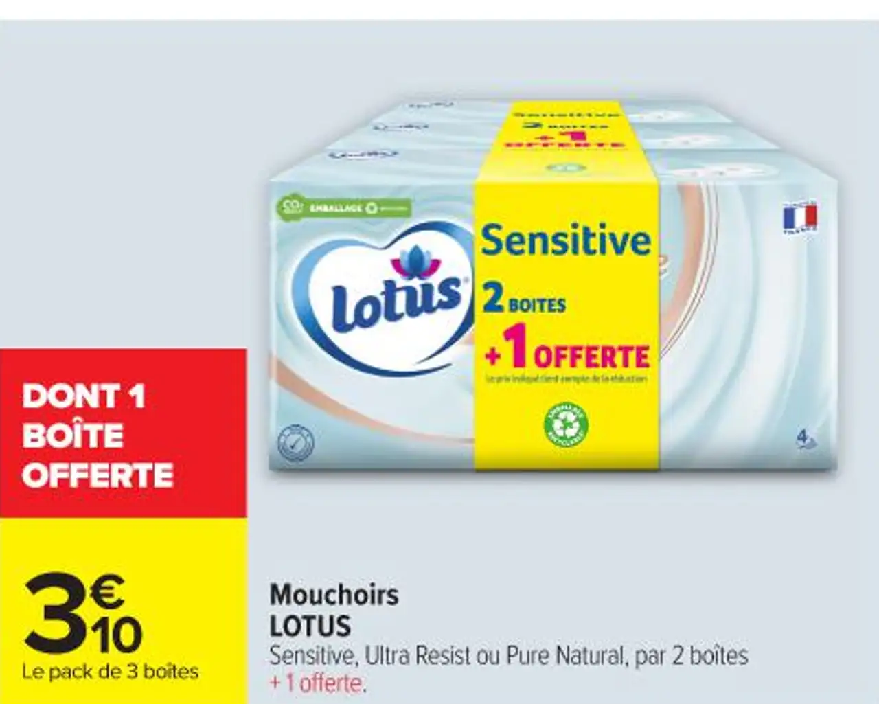 Mouchoirs LOTUS