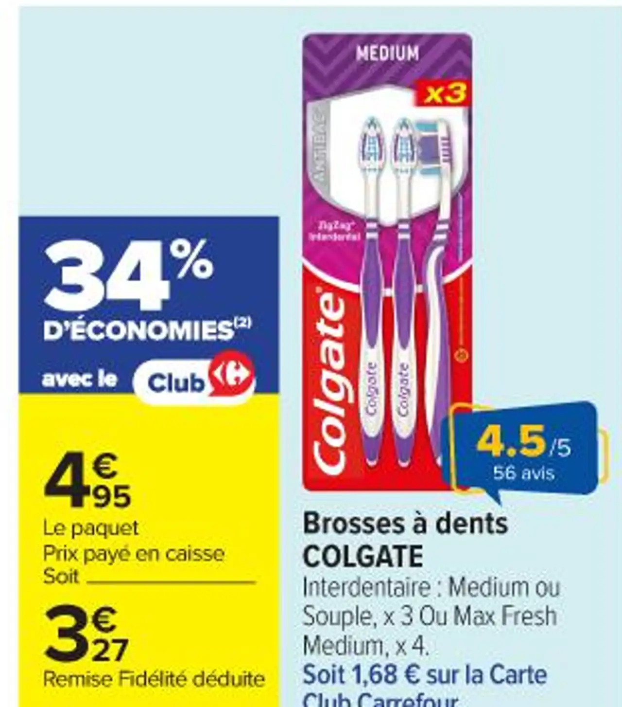 Brosses à dents COLGATE Interdentaire