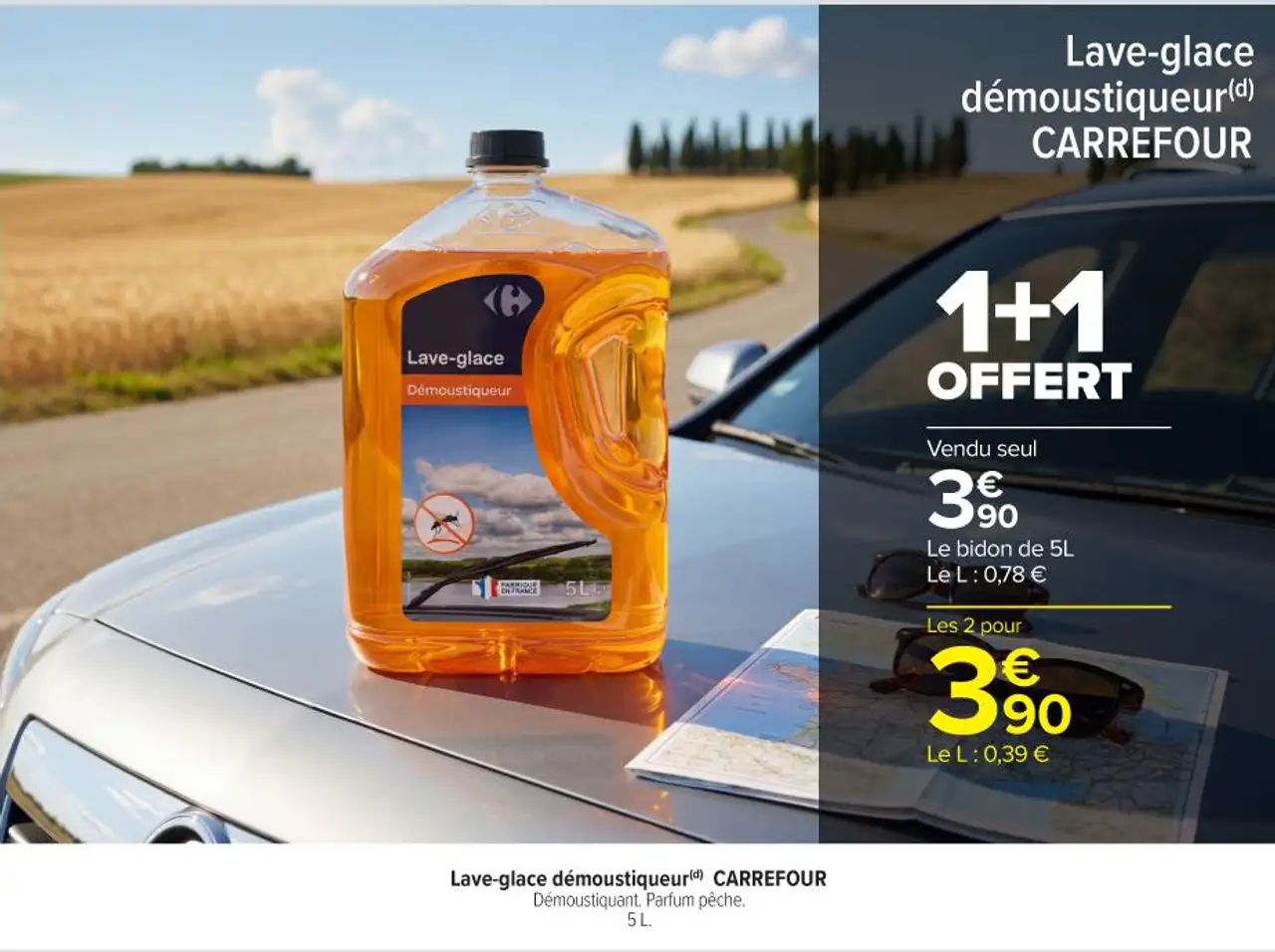 Lave-glace démoustiqueur CARREFOUR