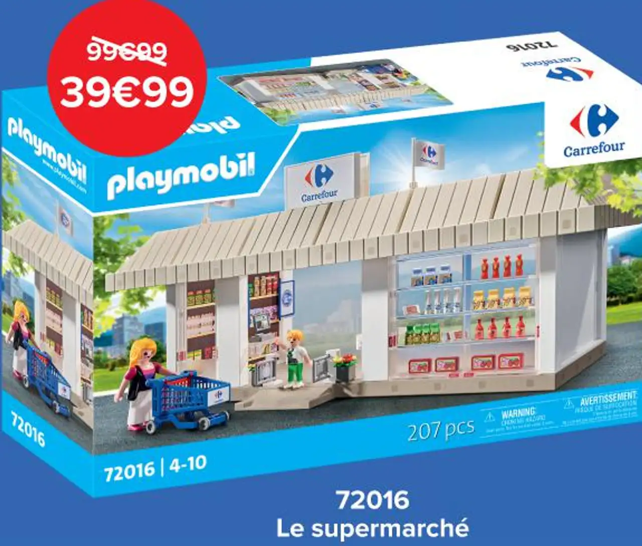Playmobil 72016 Le supermarché
