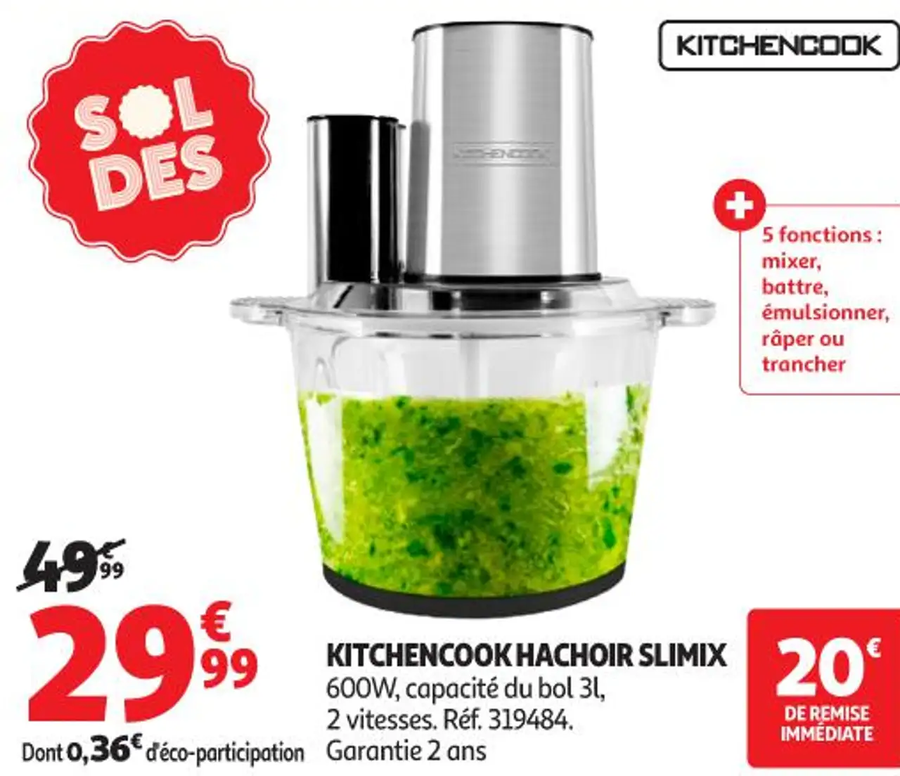 Kitchencook HACHOIR SLIMIX