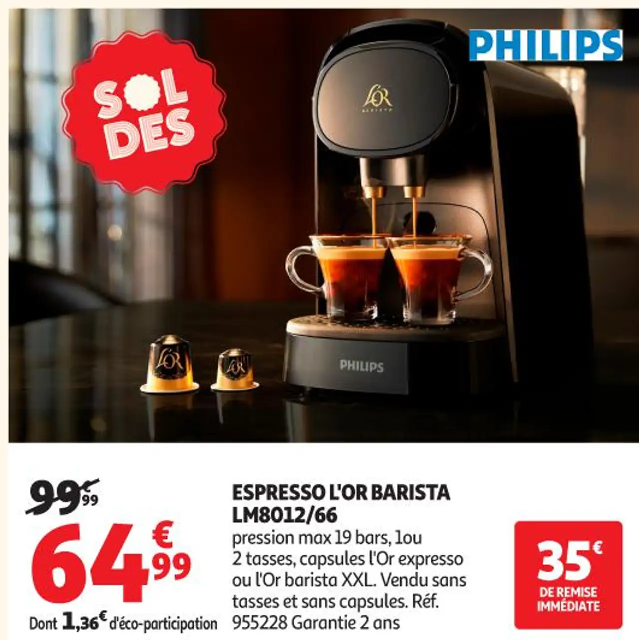 PHILIPS ESPRESSO L'OR BARISTA LM8012/66