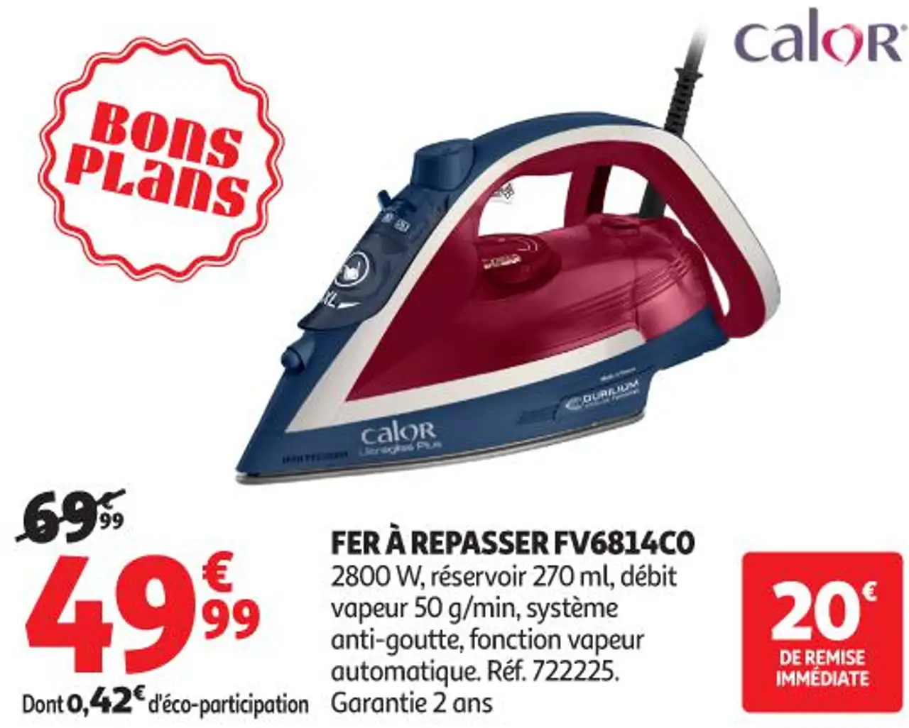 Calor FER À REPASSER FV6814C0