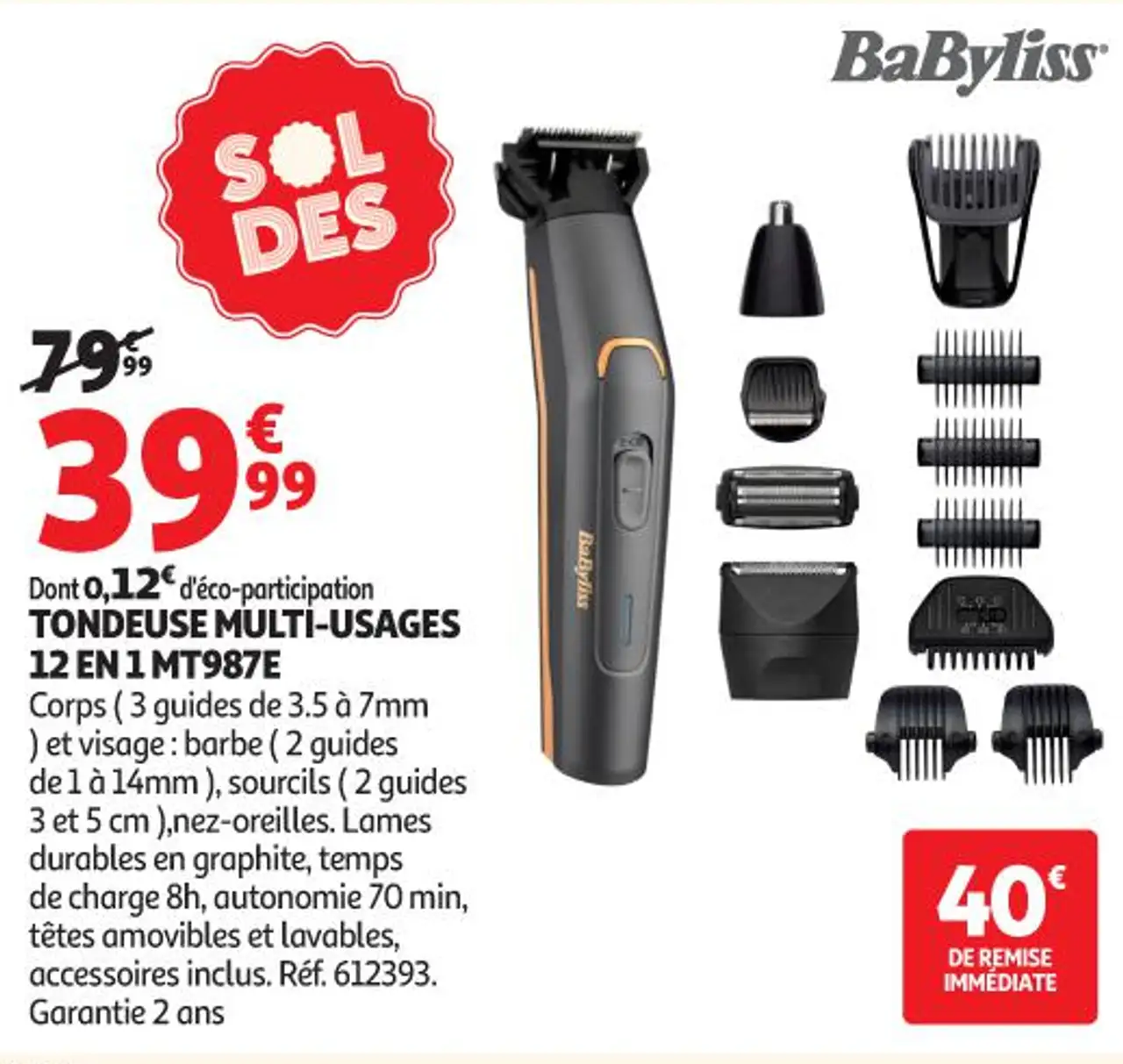 Tondeuse Multi-Usages 12 en 1