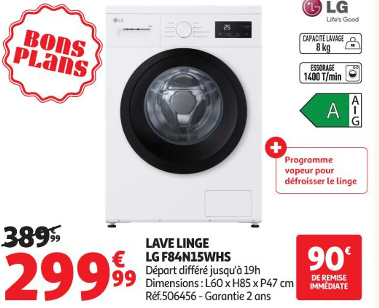 LAVE LINGE LG F84N15WHS