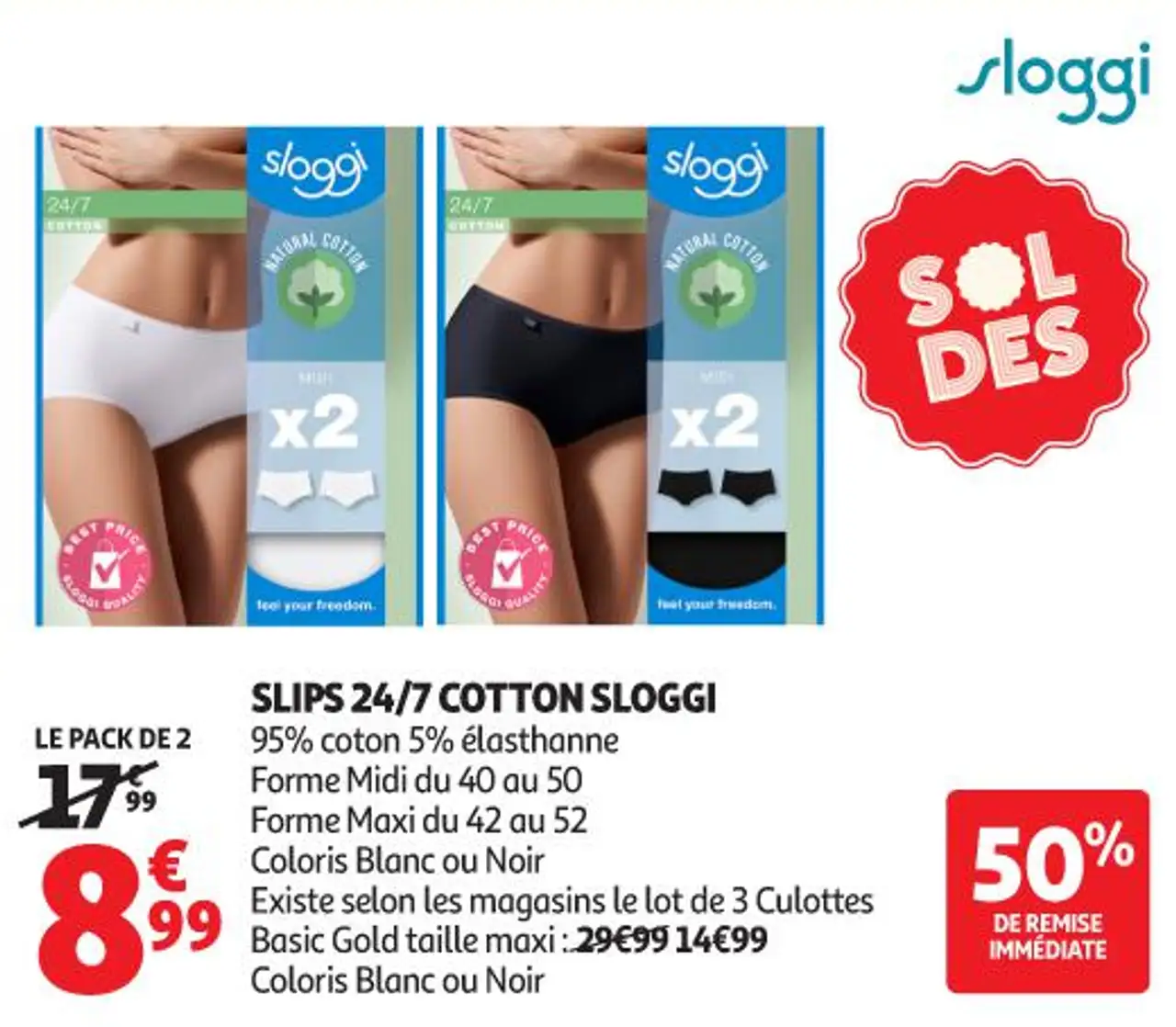 SLIPS 24/7 COTTON SLOGGI