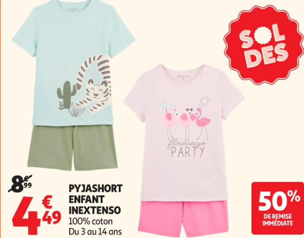 Pyjashort Enfant Inextenso