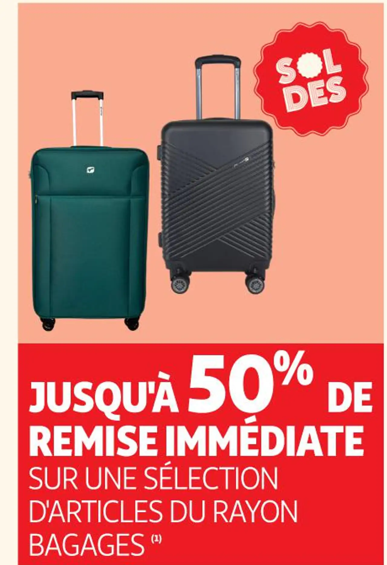 Sélection d'articles du rayon bagages